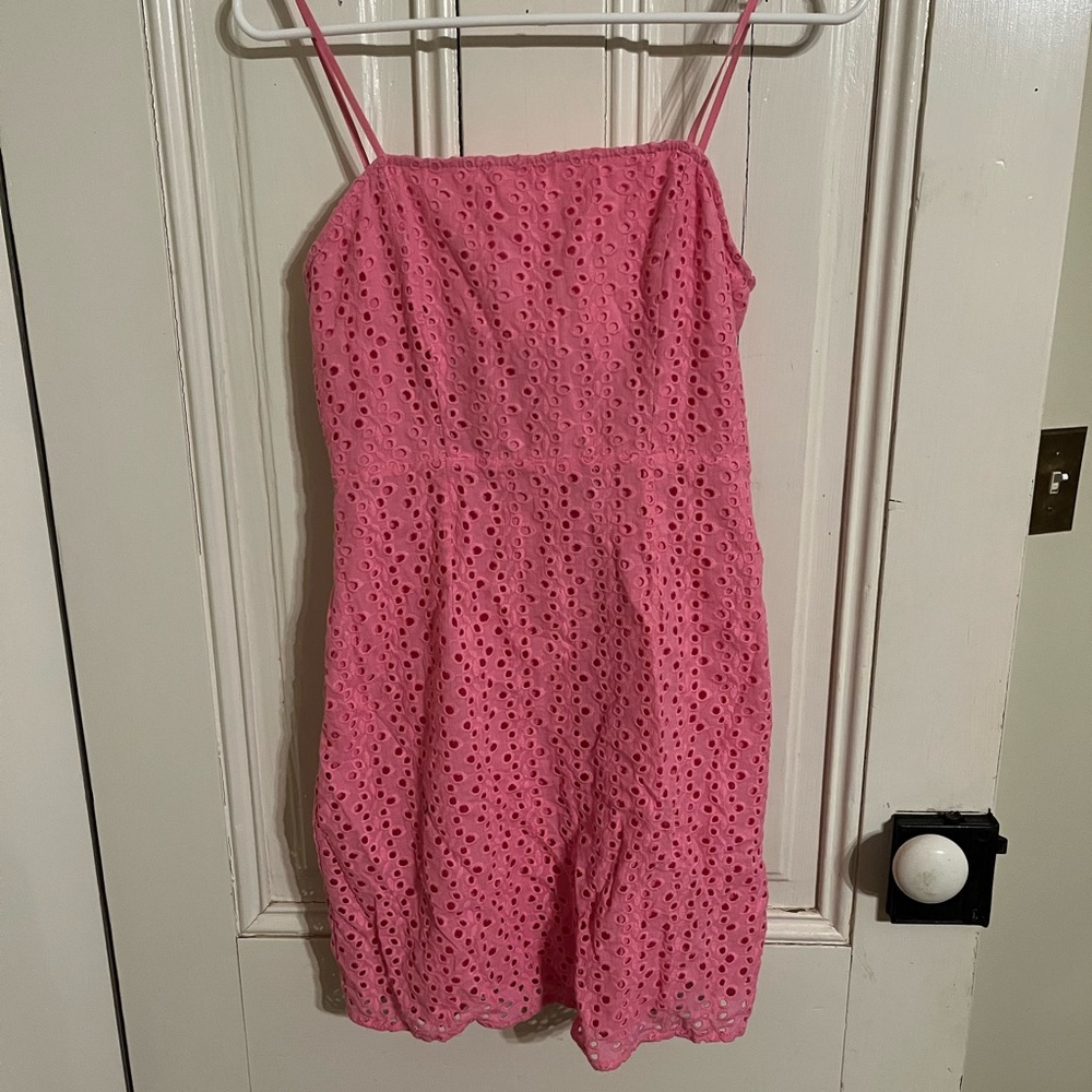 NWT RSQ Pink Eyelet Sundress